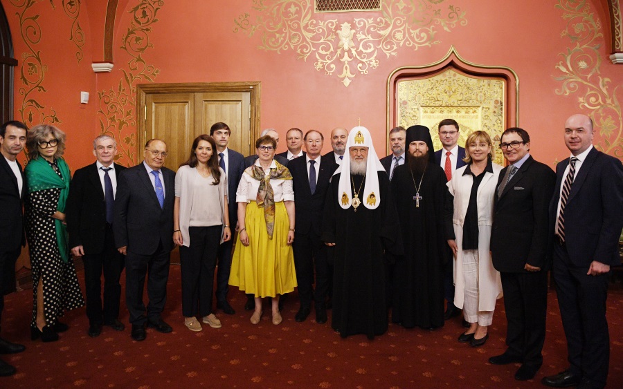 Святейший Патриарх встретился с ректорами негосударственных вузов Москвы