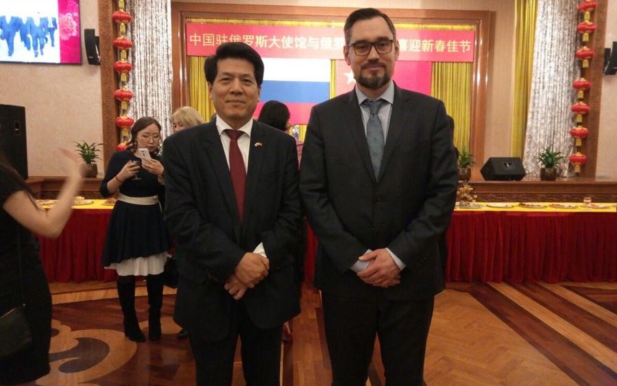 Максим Живаев принял участие в приеме Посольства КНР в честь празднования китайского Нового года
