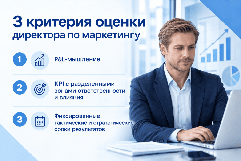 Три критерия оценки директора по маркетингу